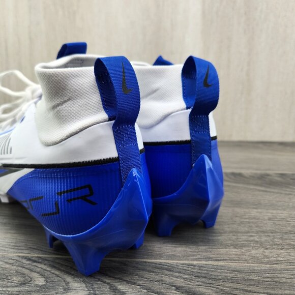 Nike Vapor Edge Pro 360 2 TB Size 13 Mens White Blue Football Cleats - Picture 7 of 12